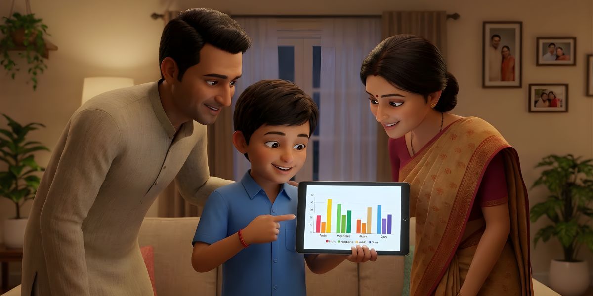 Infographic on Tablet