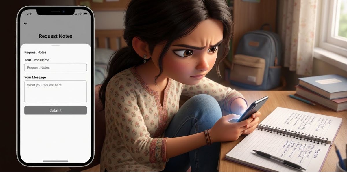 Student Requesting Notes